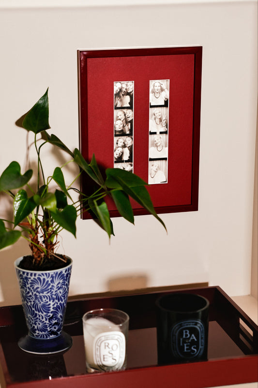 Raven Mulberry Double Photobooth Strip