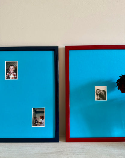 Raven Midnight & Aqua | Double Instax Mini